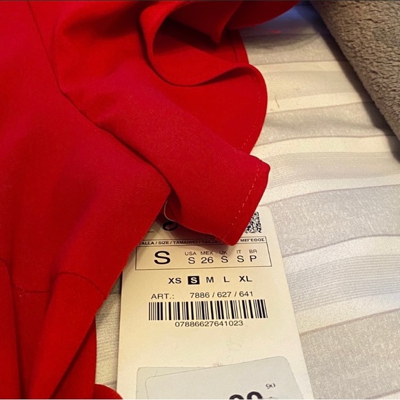 Red Zara Jumpsuit - Picture 4 of 4